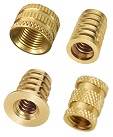 Brass Round Knurled Insert